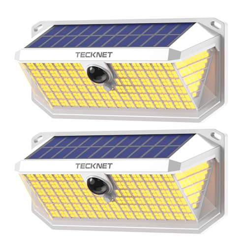 416 LED Solar Lights Outdoor Motion Sensor Waterproof 4200lm (2 Count)