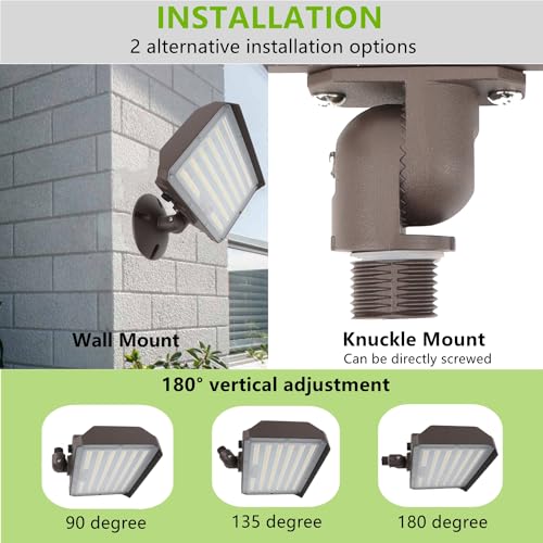 Dusk to Dawn 150W Outdoor LED Flood Light with 1 (2 Count)