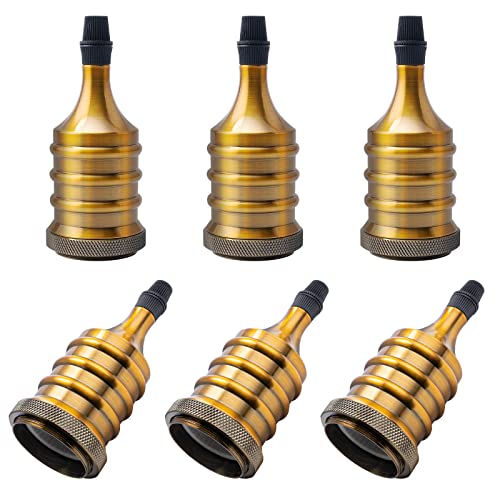 Vintage E26 Lamp Socket (6 Count)