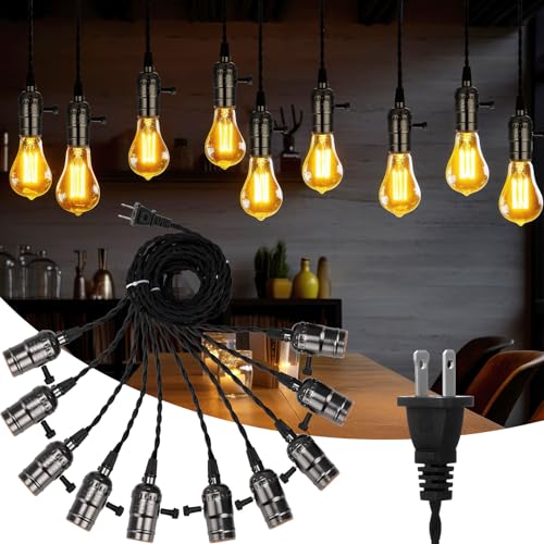1 Pcs Pendant Light Sockets Cord Kit