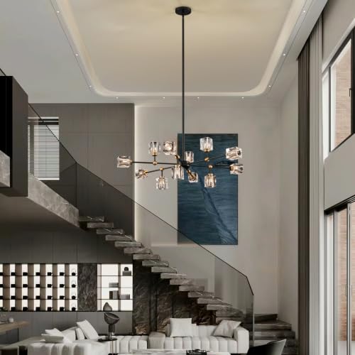 Sputnik Crystal Chandelier with 12
