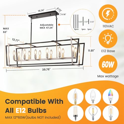 Farmhouse Dining Room Light Fixture