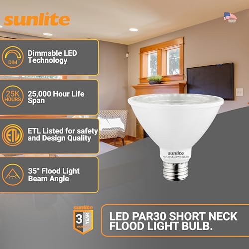 LED PAR30 Short Neck Flood Light Bulb (6 Count)