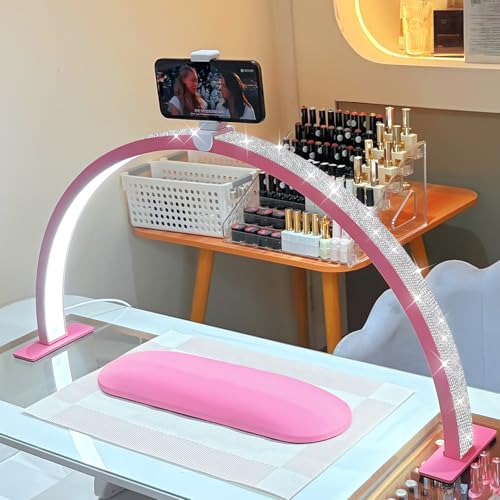 Large 29 inch Half Moon Light for Nail Desk