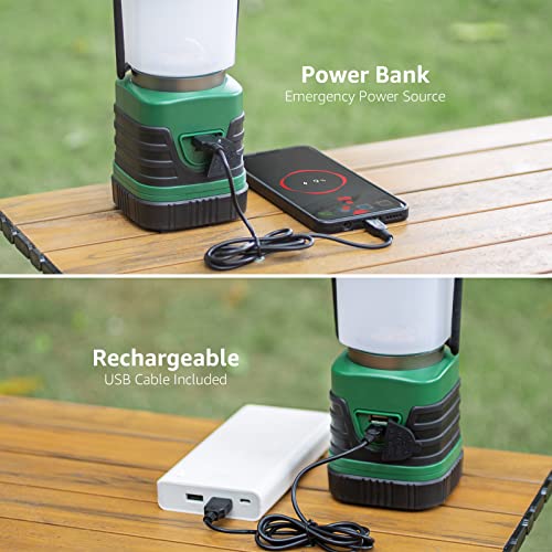 1000LM LED Camping Lantern Rechargeable (2 Count)