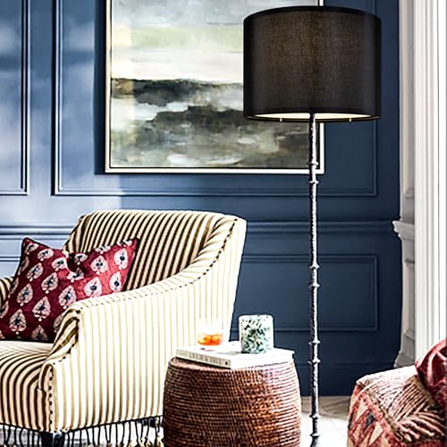 Large Black Lamp Shade Drum