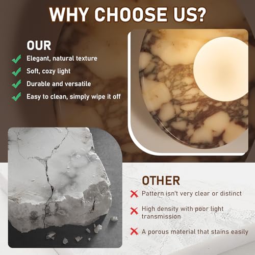 Natural Alabaster Wall Sconce