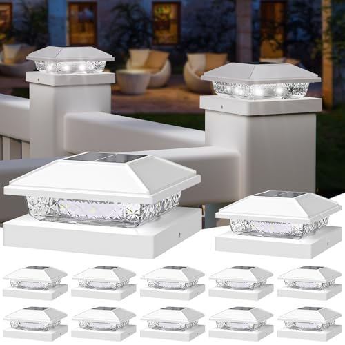 Solar Post Cap Lights (12 Count)