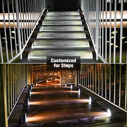 Solar Stair Lights 8 Pack (8 Count)