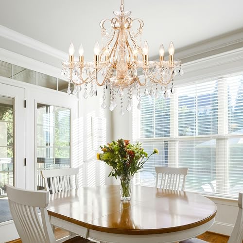 Saint Mossi Gold Crystal Chandelier for Dining Room