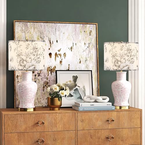 Chrysanthemum Pattern Printed Lamp Shade