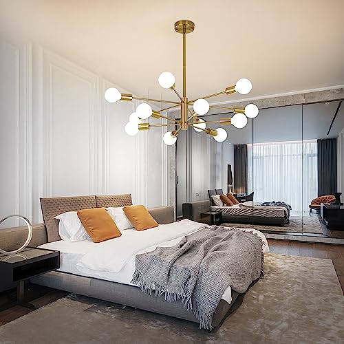 12 Light Modern Sputnik Chandelier