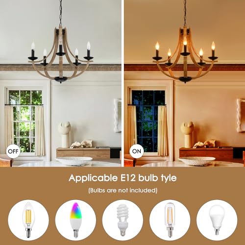 Farmhouse Chandeliers for Dining Room Light Fixture