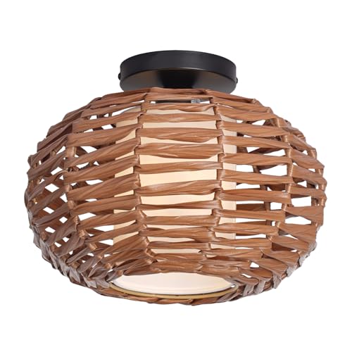 Boho Semi Flush Mount Ceiling Light