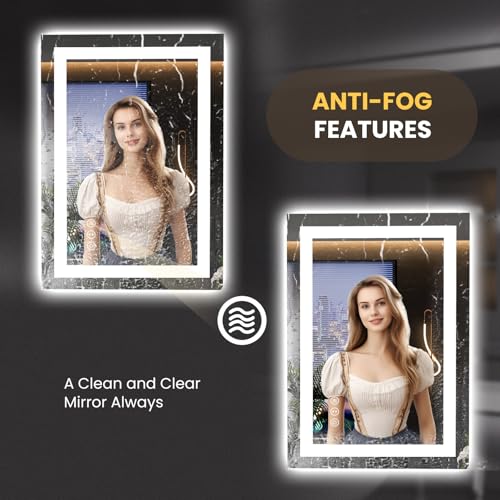 20"X28" LED Bathroom Mirror with Lights