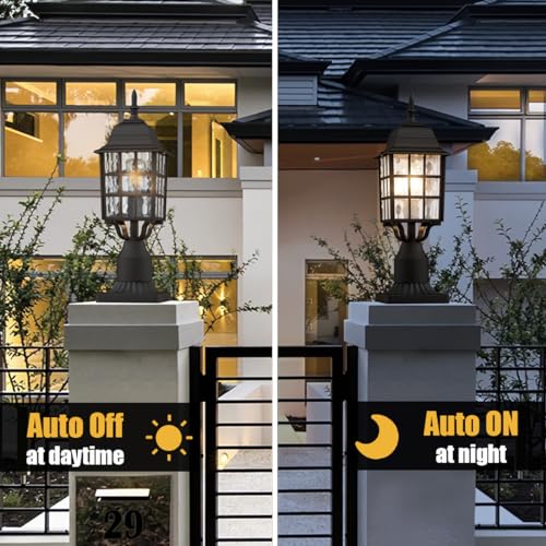 Dusk to Dawn Outdoor Post Lights (2 Count)