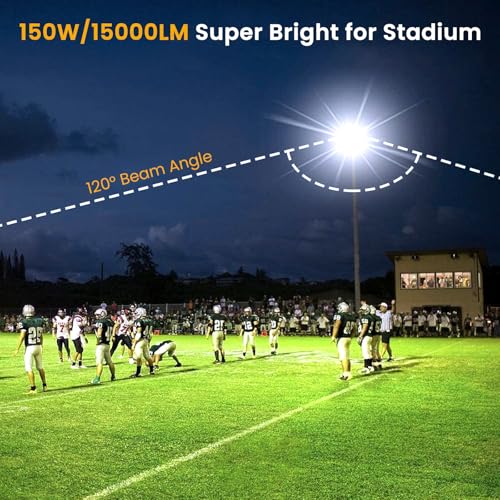 150W LED Flood Light Outdoor (2 Count)
