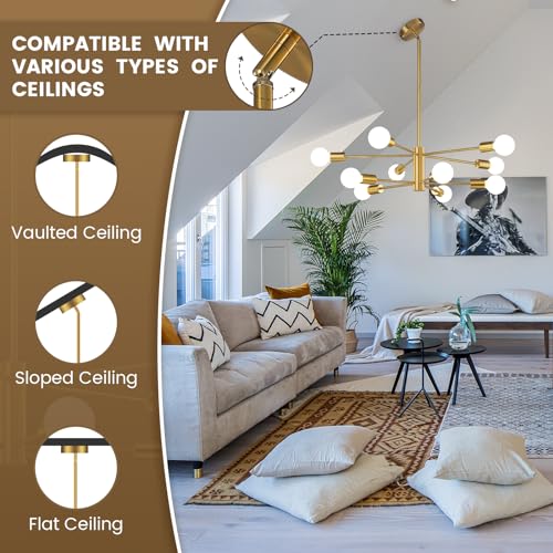 Modern Chandelier Ceiling Light Fixture Sputnik Chandelier 10