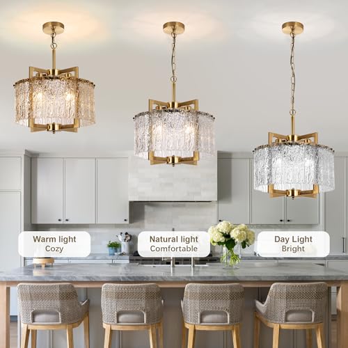 Gold Chandelier Light Fixture