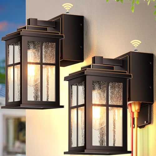 Outdoor Porch Light with GFCI Outlet