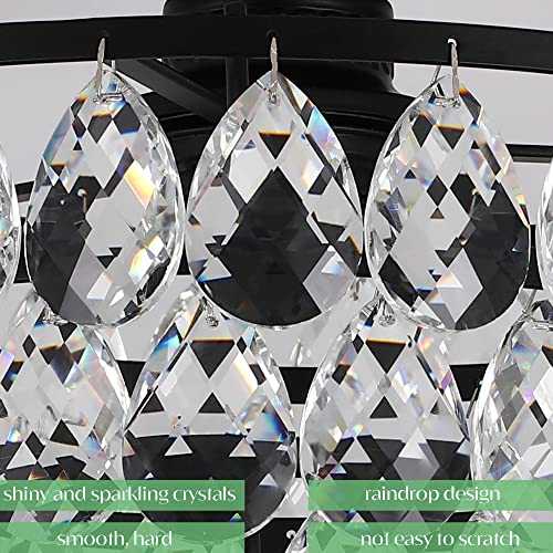 Mini Crystal Chandelier Ceiling Light Small