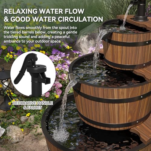 3 Tier Outdoor Water Fountain
