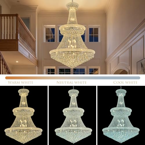 36 Lights High Ceiling Chandelier