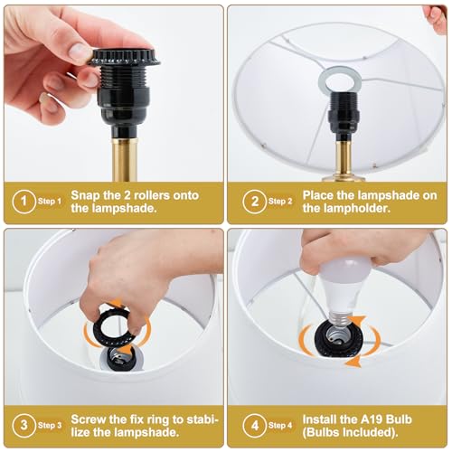 Touch Lamps for Nightstand Set of 2 (2 Count)