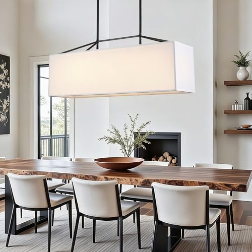 Dining Room Light Fixture Black Chandelier for Entryway 7