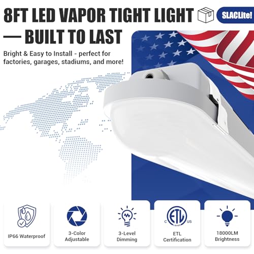 8FT LED Vapor Tight Light 120W