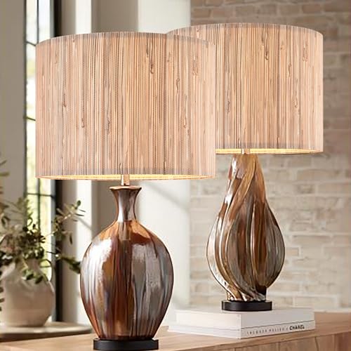 13" Drum Boho Lamp Shades Set of 2 Medium (2 Count)