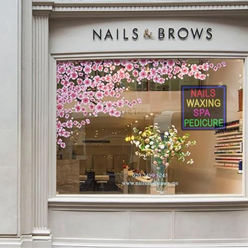 Nails Waxing Spa Pedicure Neon Sign