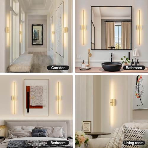 Battery Operated Wall Sconce Set of Two with Remote Control (2 Count)