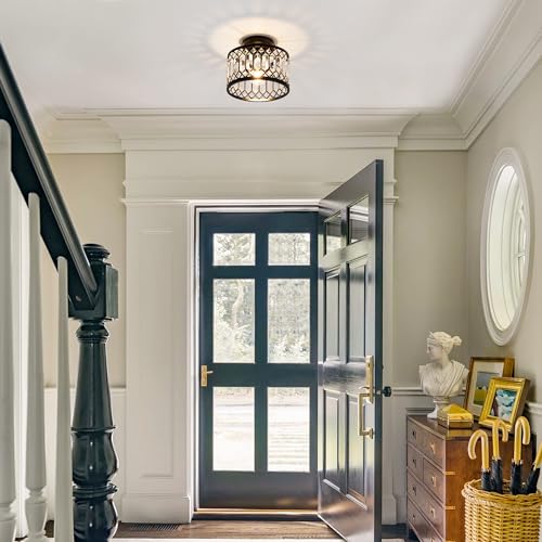 Crystal Ceiling Light Fixture