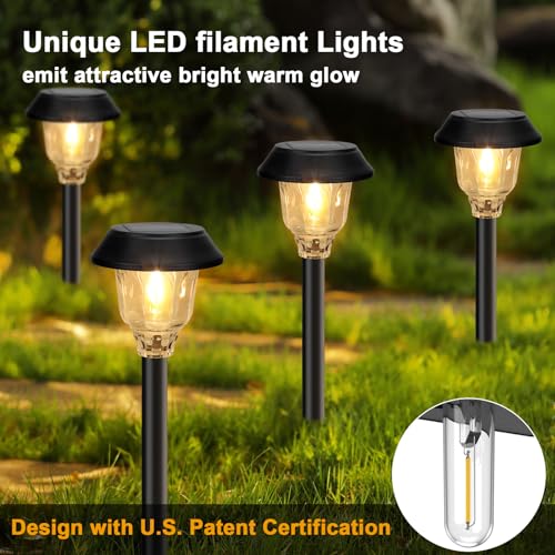 Solar Lights Outdoor Waterproof (6 Count)
