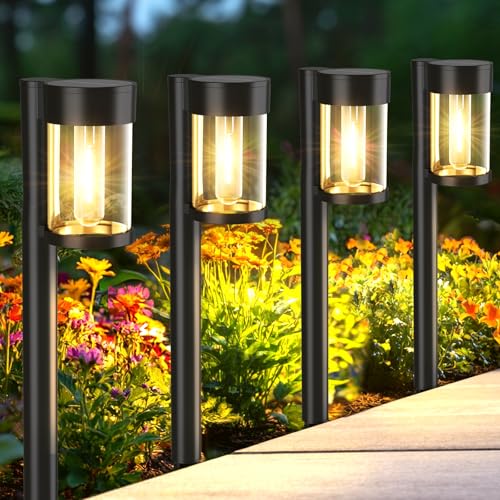Solar Pathway Lights Outdoor (10 Count)