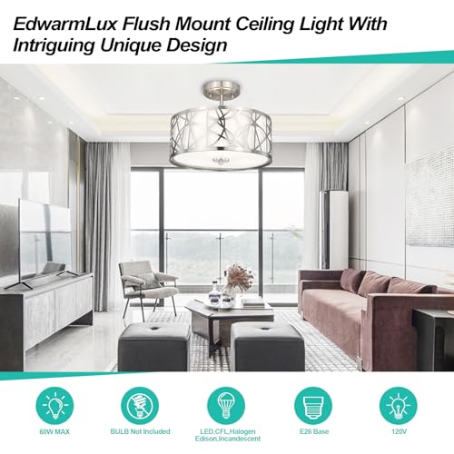 3 Light Semi Flush Mount Ceiling Light