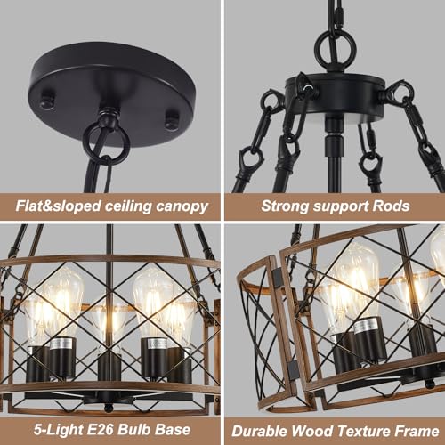 21'' Farmhouse Chandelier