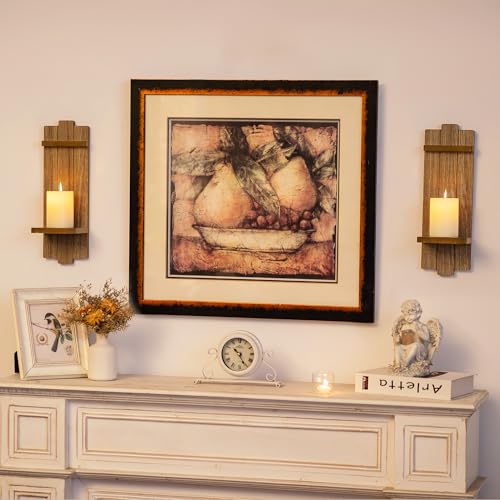 Wall Candle Holder Decor Set of 2 for Fireplace (2 Count)