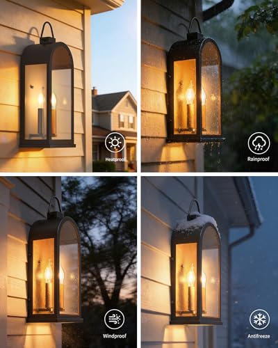 17" Outdoor Wall Lights 2 (2 Count)