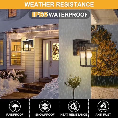Porch Light with GFCI Outlet Built in