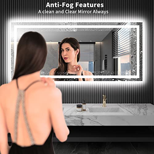 72"X32" LED Bathroom Mirror with Lights