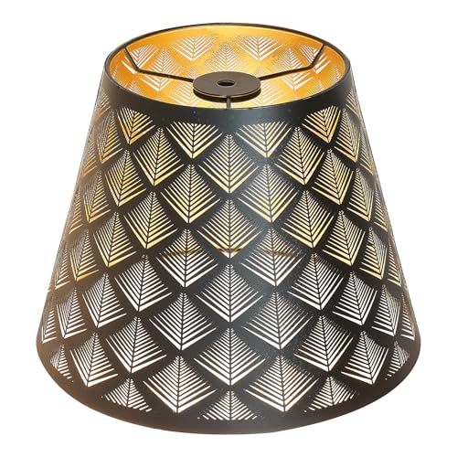 Small Lamp Shades Metal Lamp shade With Etched Arrow Pattern Lampshade