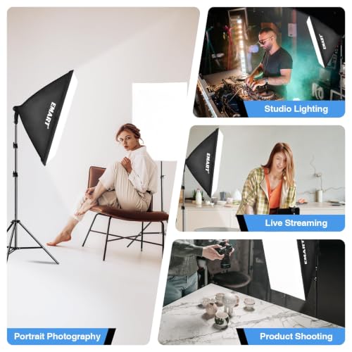 Softbox Photography Lighting Kit