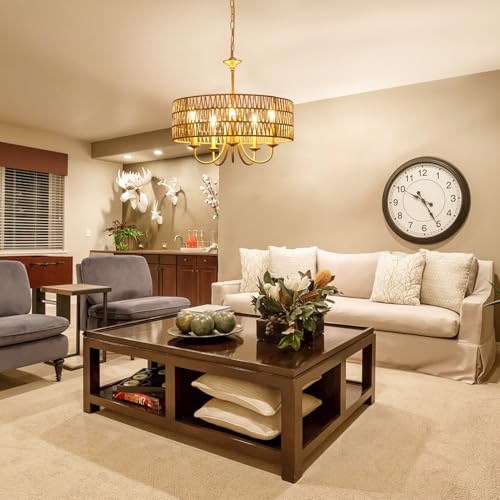 Gold Chandelier Light Fixtures
