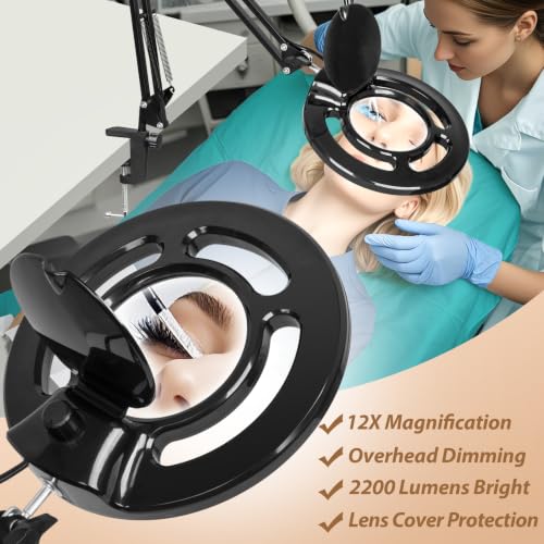 2200 Lumens 12X Magnifier Esthetician Light