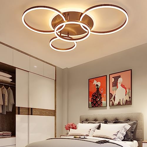 Chaners Ceiling Light LED Ceiling Light Ring Design Lighting Dimmable with Remote Control Lights for Living Room Bedroom Hallway