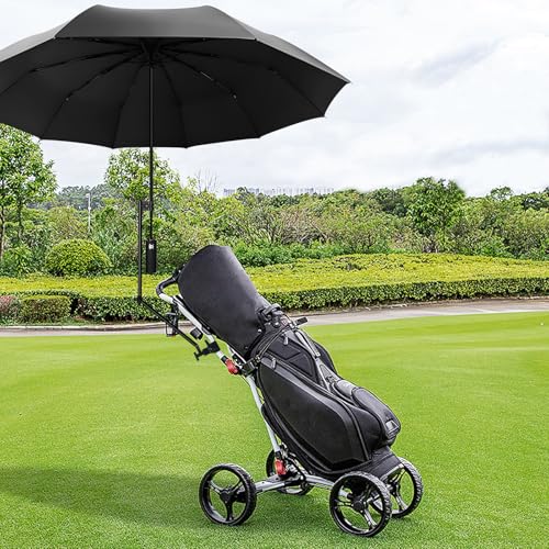 UPF 50+ Beach Umbrella with Adjustable Universal Clamp