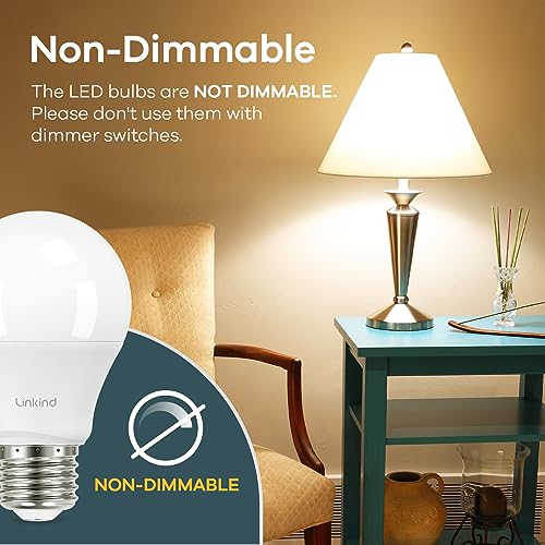 A19 LED Light Bulbs (6 Count)