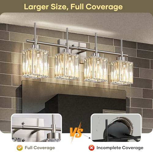 Modern Crystal Bathroom Vanity Light 4